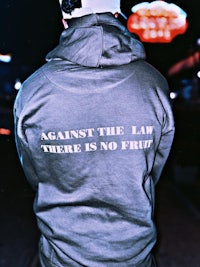 against the law there is no fear hoodie